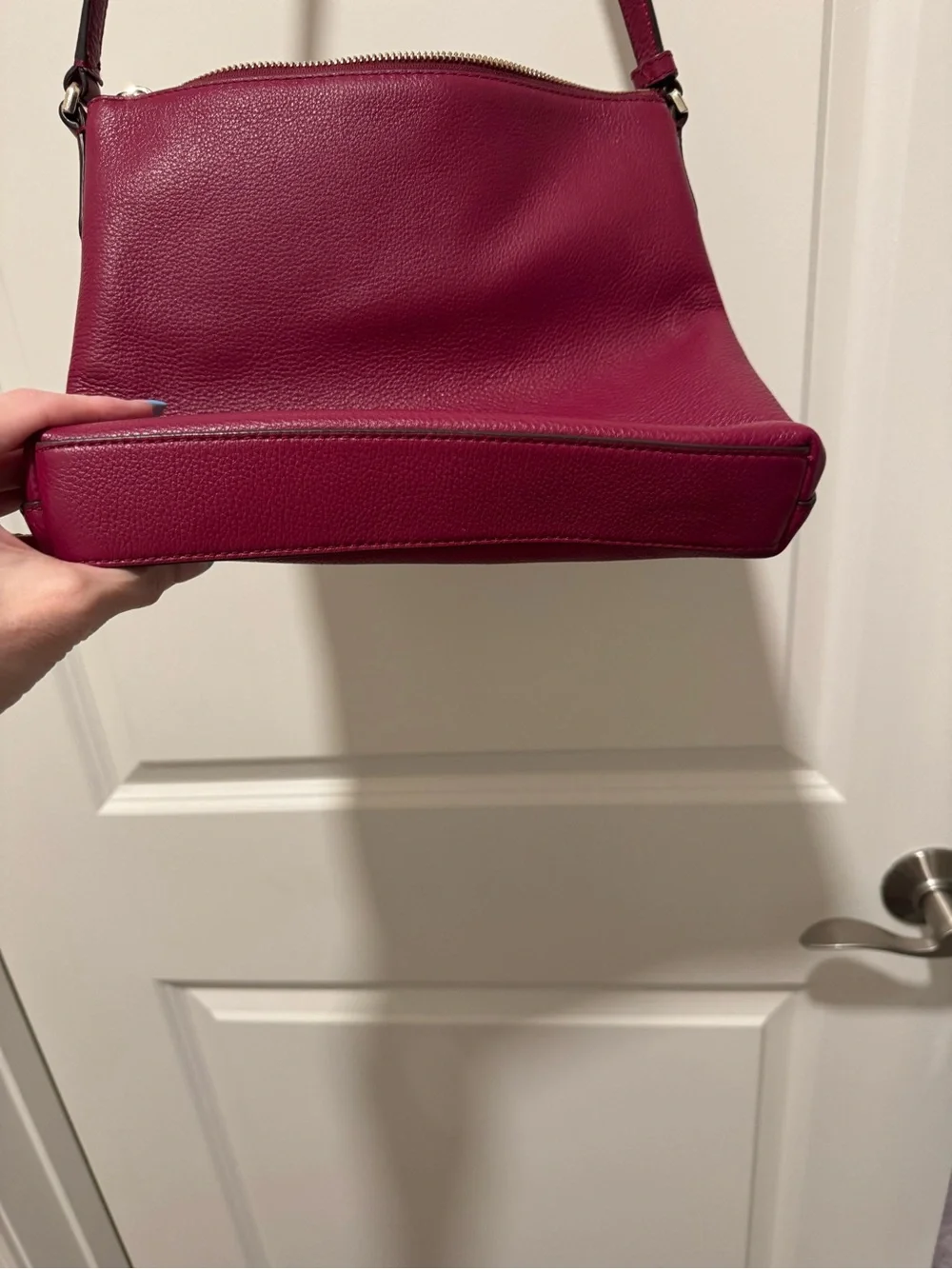 kate spade magenta leather crossbody bag